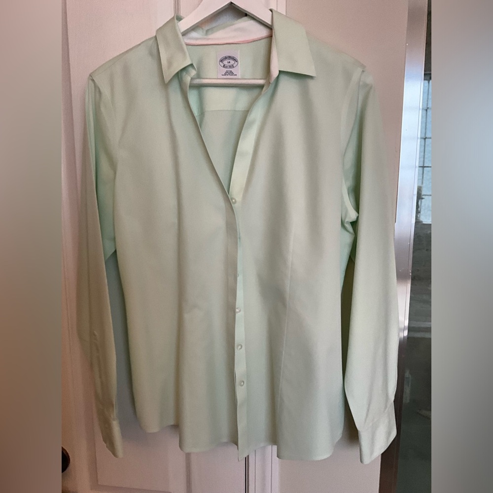 Brooks Brothers Button Down Dress Shirt Size 14